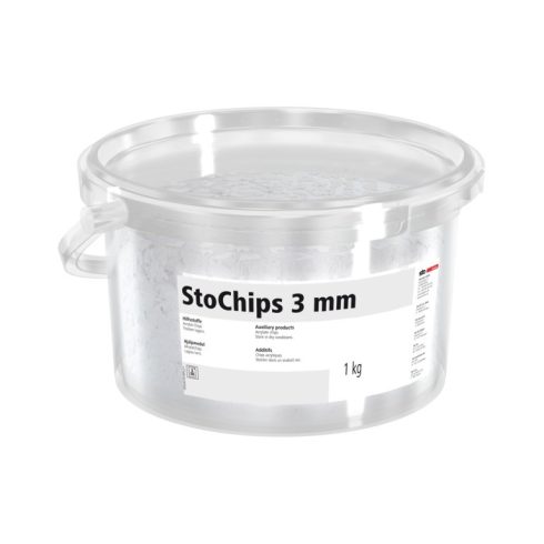 StoChips 3 mm, beszóróanyag, 1 kg, kékesszürke