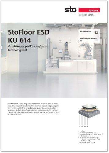 StoFloor ESD KU 614, Vezetőképes padló a legújabb technológiával - Letölthető pdf katalógus