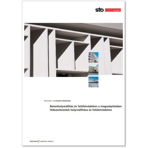 Betonhelyreállítás és felületvédelem a magasépítésben - Letölthető pdf katalógus