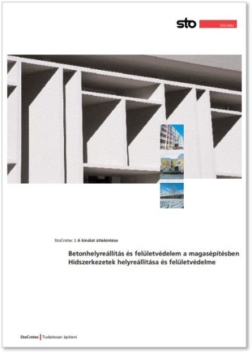 Betonhelyreállítás és felületvédelem a magasépítésben - Letölthető pdf katalógus