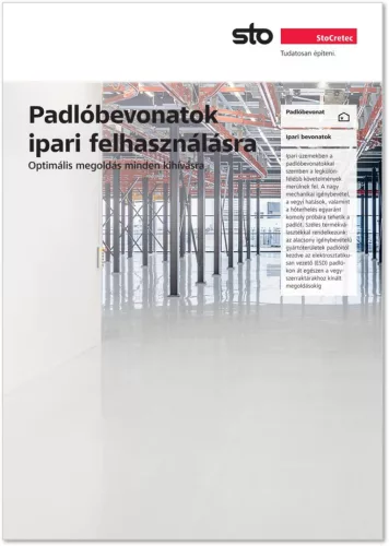 Padlóbevonatok  ipari felhasználásra - Letölthető pdf katalógus