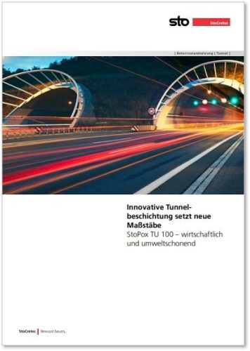 Acoperiri pentru tunel StoPox TU100 - limba germană - Catalog pdf descărcabil