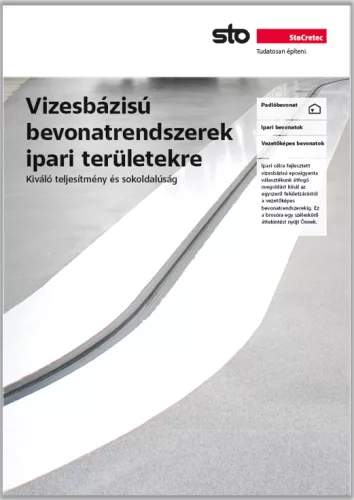 Vizesbázisú bevonatrendszerek ipari területekre - Letölthető pdf katalógus