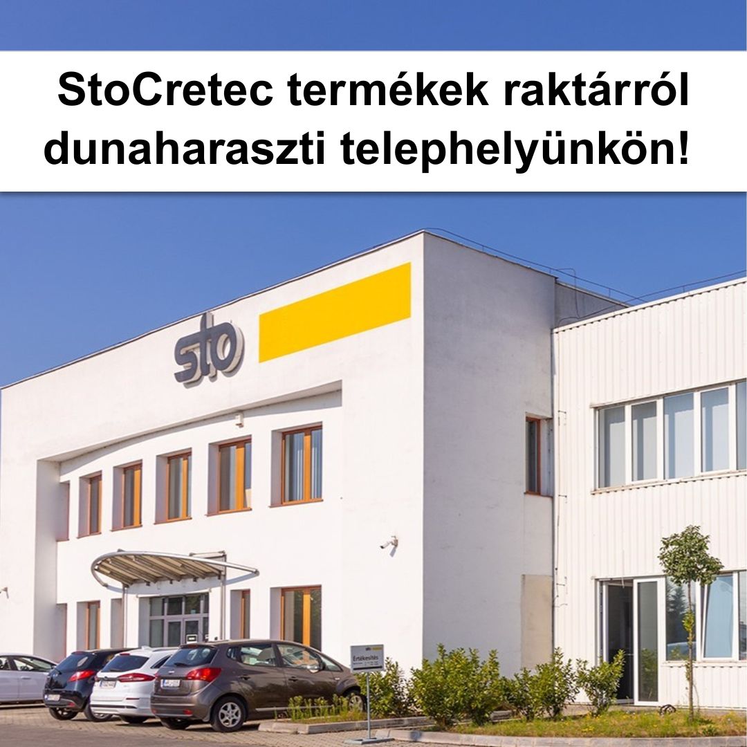 StoCretec termékek raktárról dunaharaszti telephelyünkről